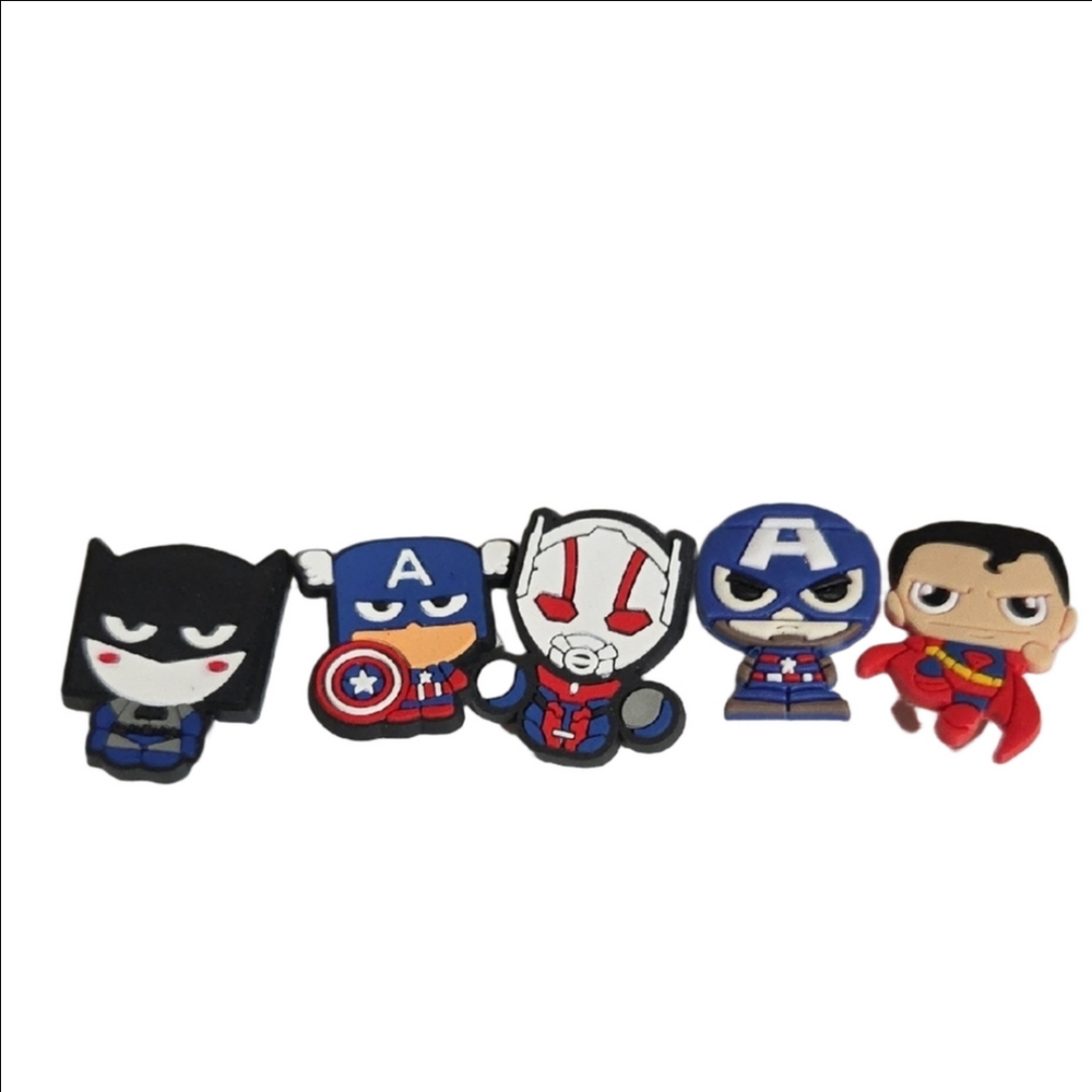 Superhero Shoe Charms Collection